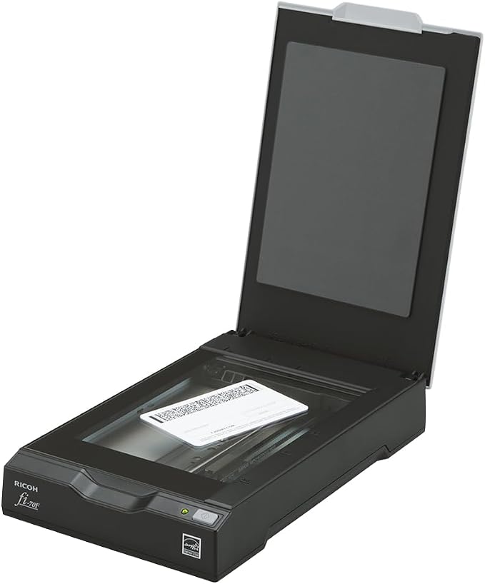 RICOH fi-70F Small Footprint Flatbed A6 Document Scanner | For IDs, Passports, Small Cards