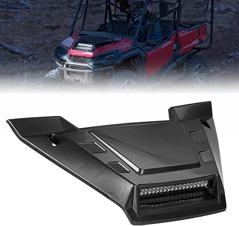 KEMIMOTO Sport Hood Scoop with LED Spot Light, Compatible with Pioneer 1000