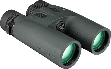 Vortex Ranger HD 3000 10x42 Laser Rangfinding Binoculars | HD Optics, Red OLED Display, Tripod Adaptable, 3000 Yd Max Reflective Range, Glasspak - Unlimited, Unconditional Warranty