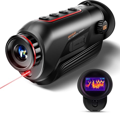 GOYOJO G210 Thermal Monocular, 256x192 Thermal Imaging Monoscope Camera for Adults, 10mm Focal Lens Vision Goggles Thermal Scopes for Night Hunting Camping