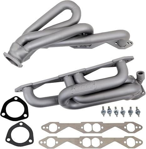 BBK 4007 1-5/8" Shorty Tuned Length Performance Exhaust Headers for GM Truck And SUV 5.0L, 5.7L - Chrome Finish