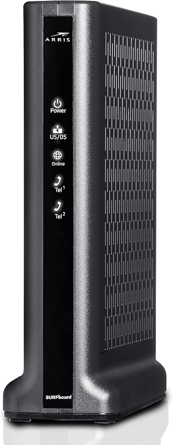ARRIS SURFboard T25 DOCSIS 3.1 Gigabit Cable Modem, Certified for Xfinity Internet & Voice (black) (Renewed)