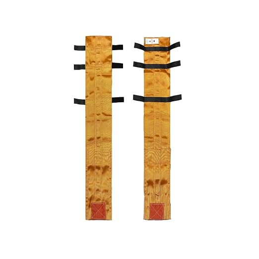 "Fork Tender" Forklift Fork Covers for Delicate Load Handling, Heavy Duty Hi Vis Nylon Protective Sleeve, Fits Forks 3"-6" Wide (48"-60" Long Forks)