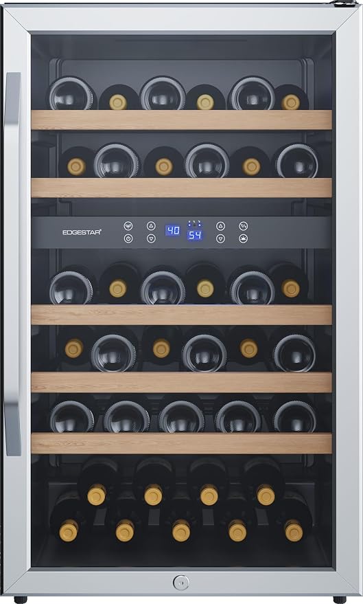 EdgeStar 20 Inch 38 Bottle Dual Zone Wine Cooler
