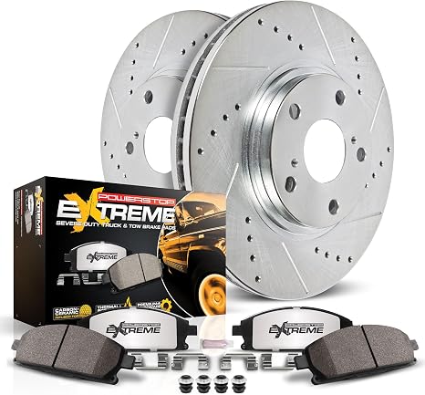 PowerStop Z36 Truck & Tow Brake Pad & Rotor Kit Rear K6993-36