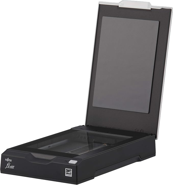 Fujitsu fi-65F Mini Flatbed Scanner for ID Card and Passport | Compact A6 Flatbed