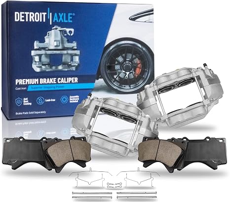 Detroit Axle - Front Brake Kit for Toyota 07-16 Tundra 08-16 Sequoia, Disc