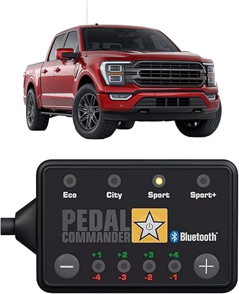 PEDAL COMMANDER for Ford F150 2011-2026 Throttle Response Controller - Plug-and-Play, 36 Settings - 4 Modes, Wireless App Control, Anti-Theft - Throttle Controller Parts - F-150 Truck Accessories