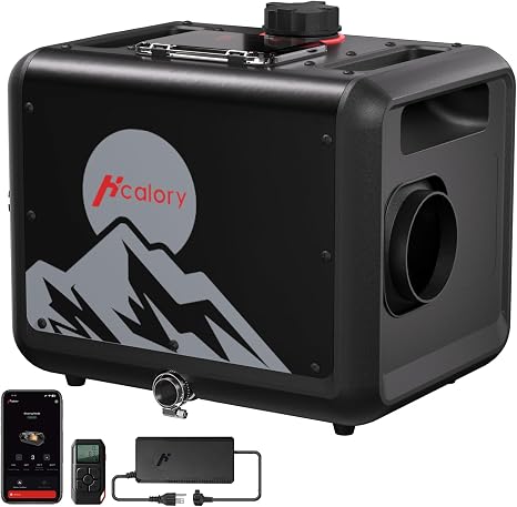 8KW Diesel Heater, All in One 7.5L Toolbox MAX Diesel Air Heater 110/12/24V Parking Heater with App Control, Wireless Temperature Sensing and Altitude Mode for RV Garage Camper 2025 Upgraded