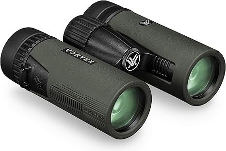 Vortex Diamondback HD 8x32 Binoculars | HD Optics, Tripod Adaptable, Waterproof, Fogproof, Shockproof, Included Carry Case - Unlimited, Unconditional Warranty