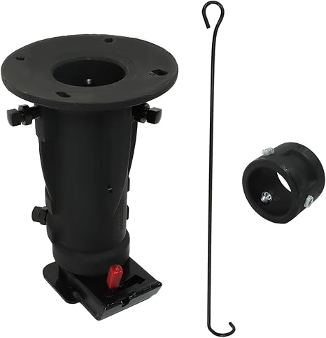 Silscvtt C5G 12 Inch-16 Inch RV 5th Wheel to Gooseneck Adapter Adjustable Cushioned