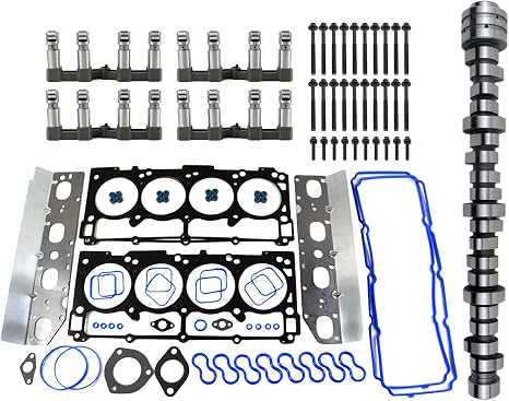 5.7 HEMI Engine Camshaft Lifter Kit Non MDS Replacement for Chrysler Jeep Dodge V8 5.7L 2009-2017 Part# HS26423PT, 53022372AA 53021720AD 53021720AE