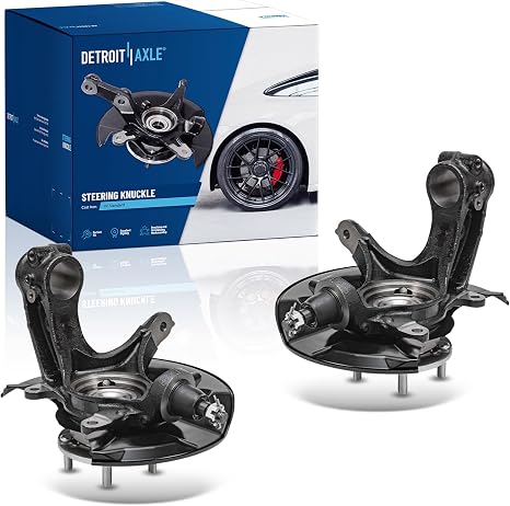 Detroit Axle - Front 2pc Steering Knuckles for 13-17 Honda Accord