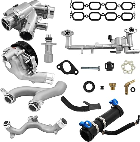 Aluminum Cooling System Kit Fit for Jaguar F-Type XF XJ XKR XFR 2010-2017