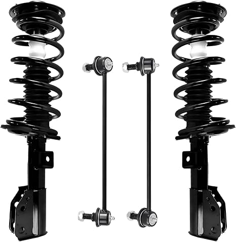 Detroit Axle - 4pc Front Struts Sway Bars for 2010-2017 Chevrolet Equinox