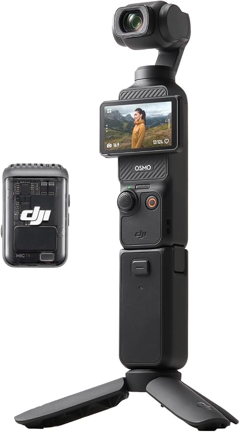 DJI Osmo Pocket 3 Creator Combo, Vlogging Camera with 1'' CMOS & 4K/120fps