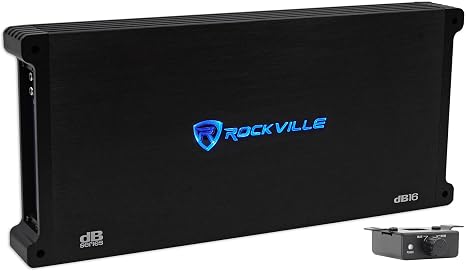 Rockville dB16 8000 Watt Peak/2000w RMS Mono 2 Ohm Amplifier Car Audio Amp