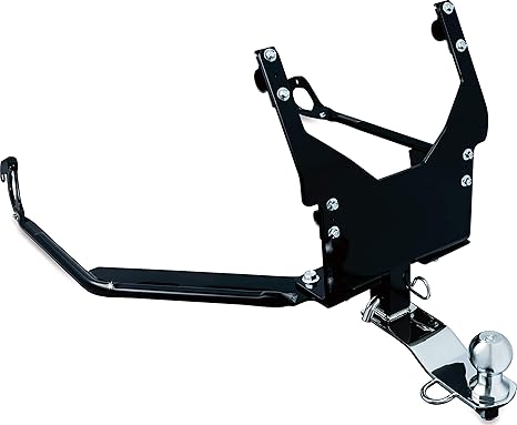 Kuryakyn 7642 Motorcycle Accessory: Trailer Hitch with 1-7/8" Diameter Hitch Ball for 2001-10 Honda Gold Wing GL1800 Motorcycles , Black