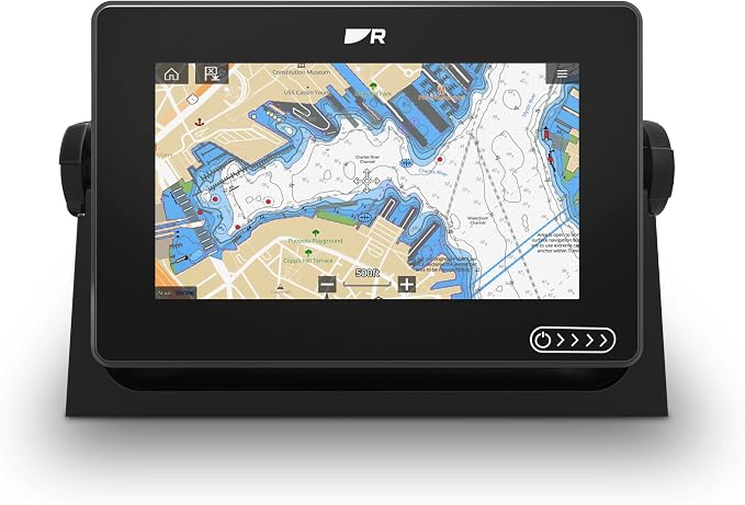 Raymarine Axiom+ 7, Multi-Function 7" Display with Lighthouse North America Chart, Black, (E70634-00-102)