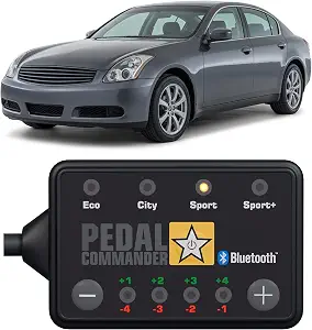 PEDAL COMMANDER for Infiniti G35 2003-2006 Throttle Response Controller - 36 Driving Settings, Anti-Theft, App Control, Throttle Controller Performance Parts, G35 Accessories