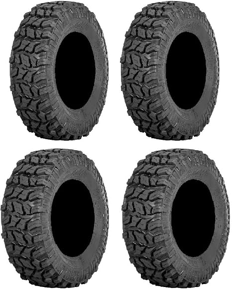 Full set of Sedona Coyote 27x9-12 and 27x11-12 ATV Tires (4)