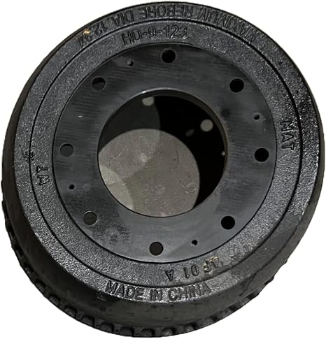 M-Parts 12-1/4" x 3-3/8" Replacement Brake Drum for Dexter 10K 10000 General Duty Axle (009-123-01) (9-123) Dexter Axles produced after 2009 with Drum Stamped 9-123 ONLY will fit