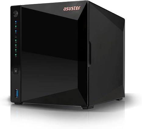 Asustor Drivestor 4 Pro Gen2 AS3304T v2, 4 Bay NAS, 1.7GHz Quad-Core, 2GB RAM DDR4, 2.5GbE High-Speed Network, Personal Media Server, Best Value Home Cloud, Network Attached Storage(Diskless)