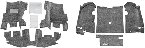 BedRug Jeep Combo Kit - BedRug CBRTJ97 fits 1997-06 TJ (w/ console) (Includes Front and Cargo Kit)