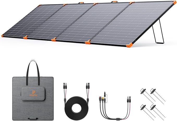 ZOUPW 450W Portable Solar Panel N-Type 16BB for Power Station