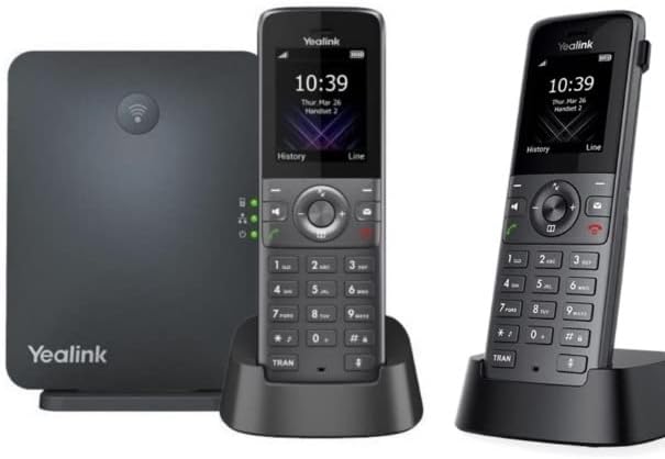 Yealink IP Phone W73P Bundle of W70B Base and W73H handset + 1-Unit W73H Handset
