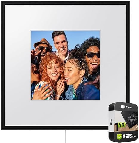 Samsung HW-LS60D/ZA Photo Music Frame Smart Speaker Dolby Atmos with Q-Symphony 2024 Bundle with 1 YR CPS Enhanced Protection Pack