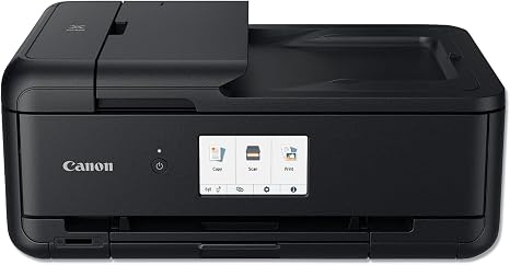 Canon PIXMA TS9520 All In one Wireless Printer Home or Office| Scanner | Copier | Mobile Printing with AirPrint and Google Cloud Print, Black, Works with Alexa, One Size