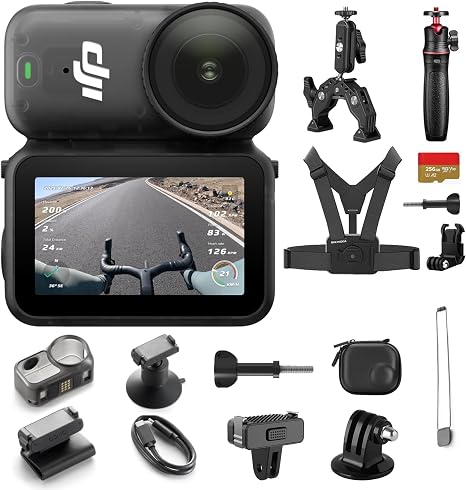 DJI Osmo Nano Cycling Multiview Combo +256G SD Card,4K Wearable Camera