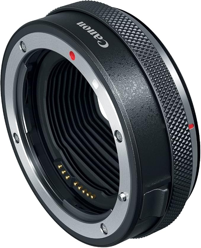 Canon Mount Adapter EF - EOS R, Compatible with EOS RP, EOS R, EOS R6, EOS R5 | Use Ef and Ef-S Lenses on Eos R Cameras, Built-in Control Ring, Dust- and Water-Resistant, Metal Mounts, ~130 G