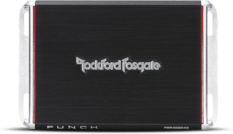 Rockford Fosgate Punch PBR400X4D 400-Watt 4-Channel Amplifier