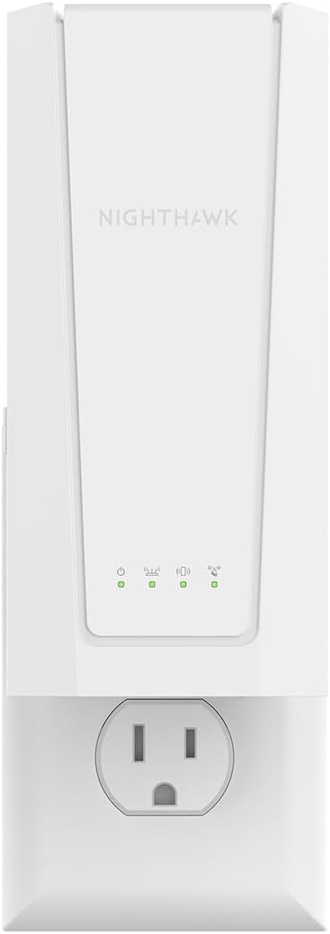 NETGEAR WiFi 7 Range Extender (EXS27) – Add up to 1,500 sq. ft. and 45 Devices with BE5000 Dual-Band Wireless Signal Booster & Repeater (up to 5 Gbps Speed), WPA3 Security, Smart Roaming