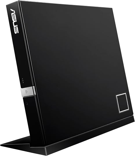 ASUS Computer International Direct External Blu-Ray 6X Writer with BDXL Support SBW-06D2X-U, Black, 1 Year Warranty