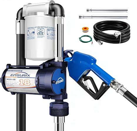 12V Fuel Transfer Pump Kit 18 GPM