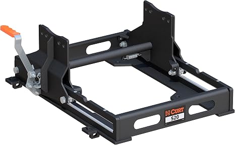 CURT 16564 S20 Sliding 5th Wheel Hitch for Short Bed Trucks, 20,000 lbs (Head Required)