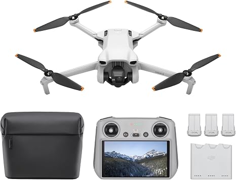 DJI Mini 3 Fly More Combo With DJI RC, 3 Batteries