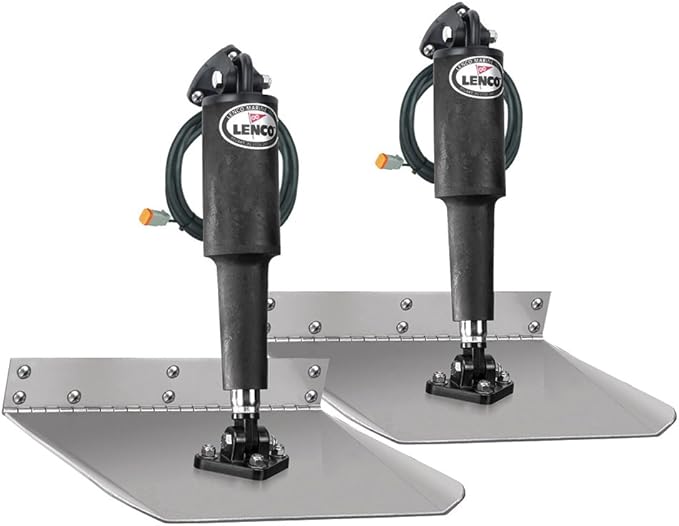 Lenco 15007-101 Trim Tab Kit, 12" X 12" 12V, Std Mount