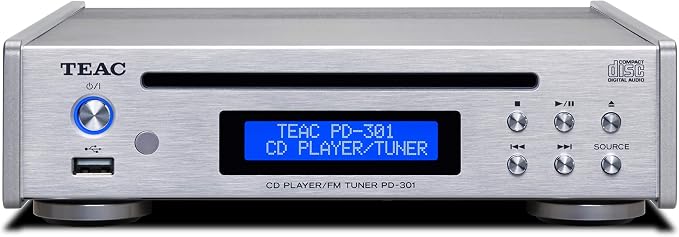 TEAC PD-301-X CD Player Slot-in Type Black Released in 2022 (Silver)
