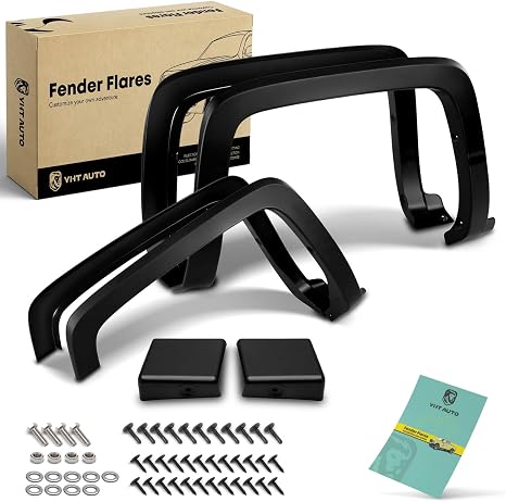 YHTAUTO OE Factory Style Fender Flares w/Hardware Kit for Chevy