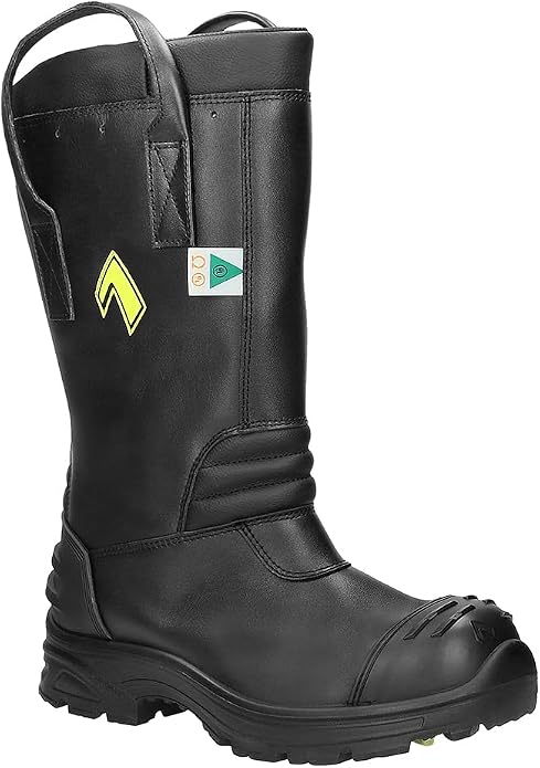 HAIX Fire Hunter Pro Men's NFPA Leather Fire Boots, Composite Toe, 14 Inch