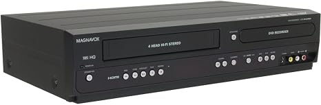 Magnavox ZV457MG9 Dual Deck DVD/VCR Recorder,Black