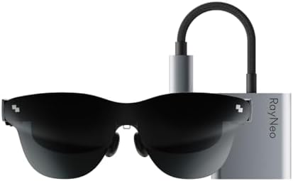 RayNeo Air 4 Pro AR Glasses and USB-C Adapter Bundle