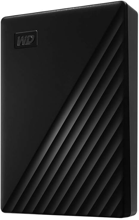 WD 4TB My Passport, Portable External Hard Drive, Black, Backup Software with Defense Against ransomware, and Password Protection, USB 3.1/USB 3.0 Compatible - WDBPKJ0040BBK-WESN