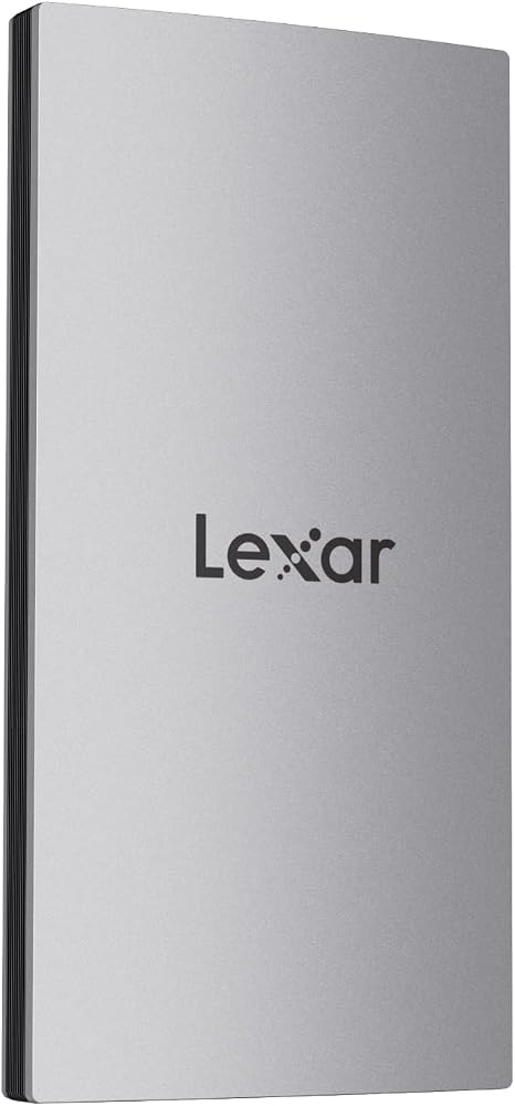 Lexar ES3 1TB Portable SSD Silver, USB 3.2 Gen 2 up to 1050MB/s