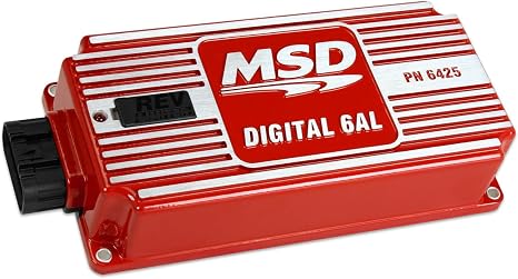 MSD 6425 Digital 6AL Ignition Control w/ Rev Control - Red
