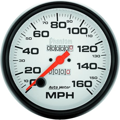 Auto Meter 5895 Phantom In-Dash Mechanical Speedometer 5.000 in.